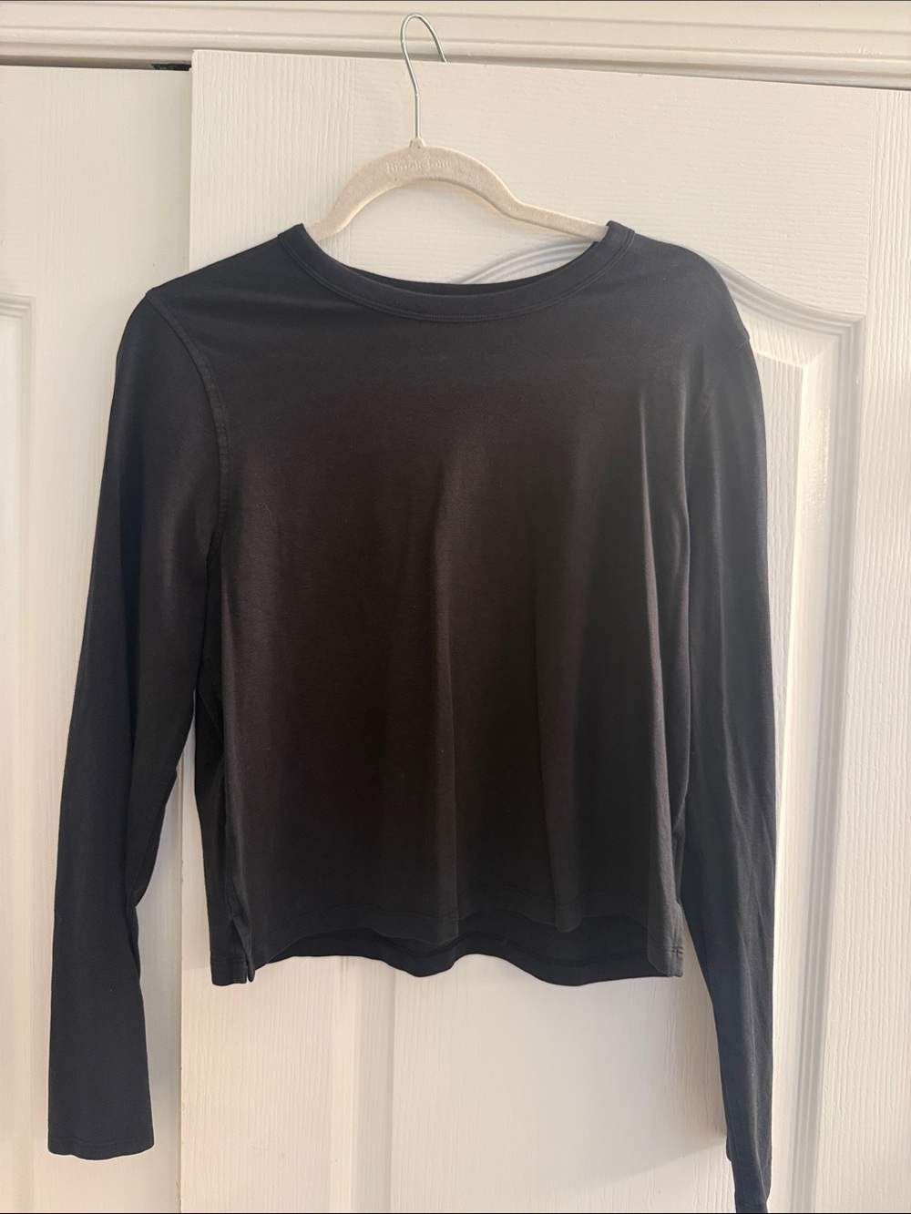lululemon athletica Black Long Sleeve Crewneck Top